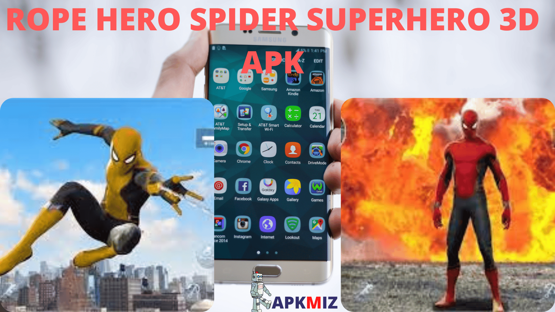 Rope Hero Spider Superhero 3D Apk