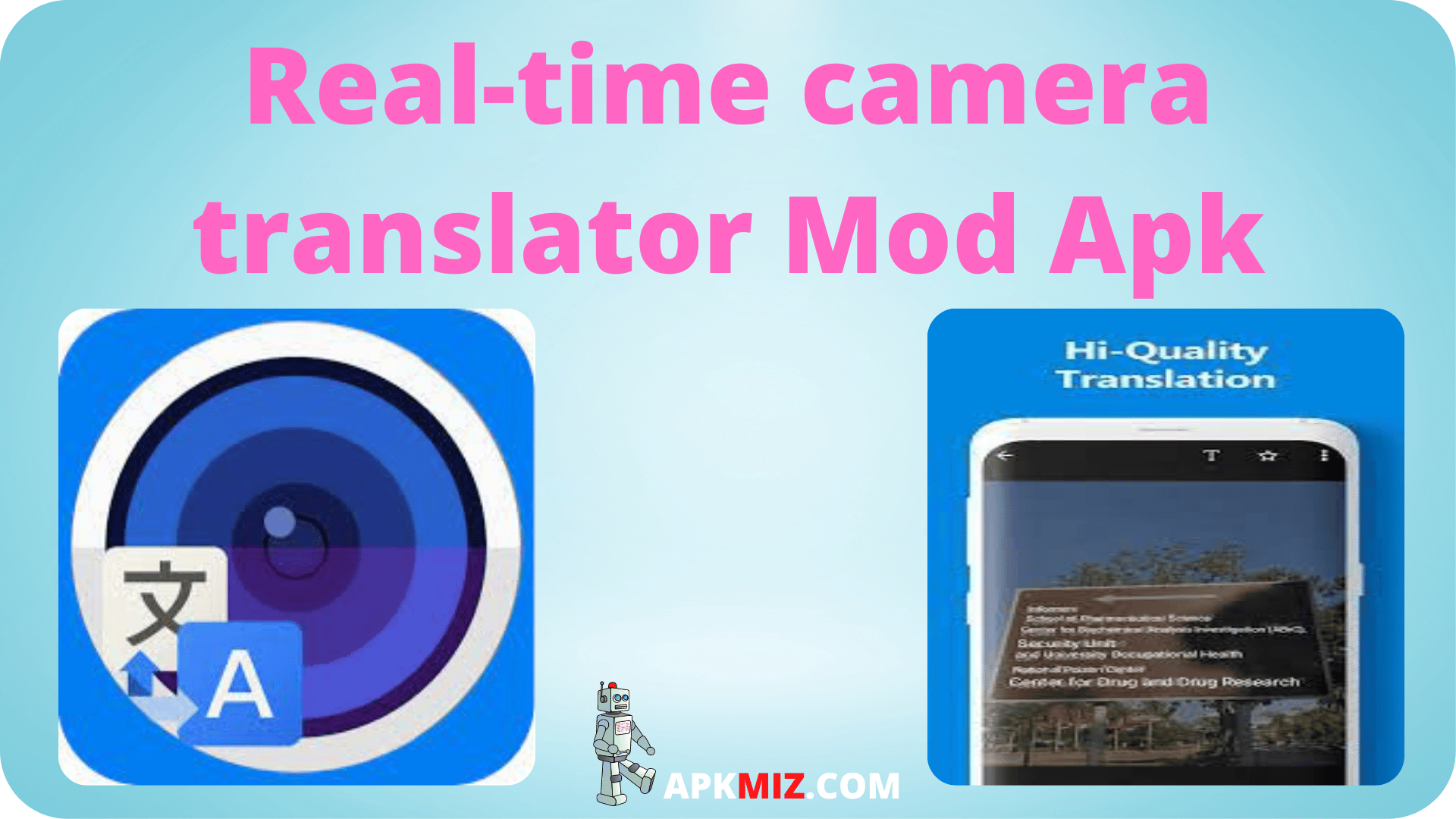 Real-time camera translator Mod Apk