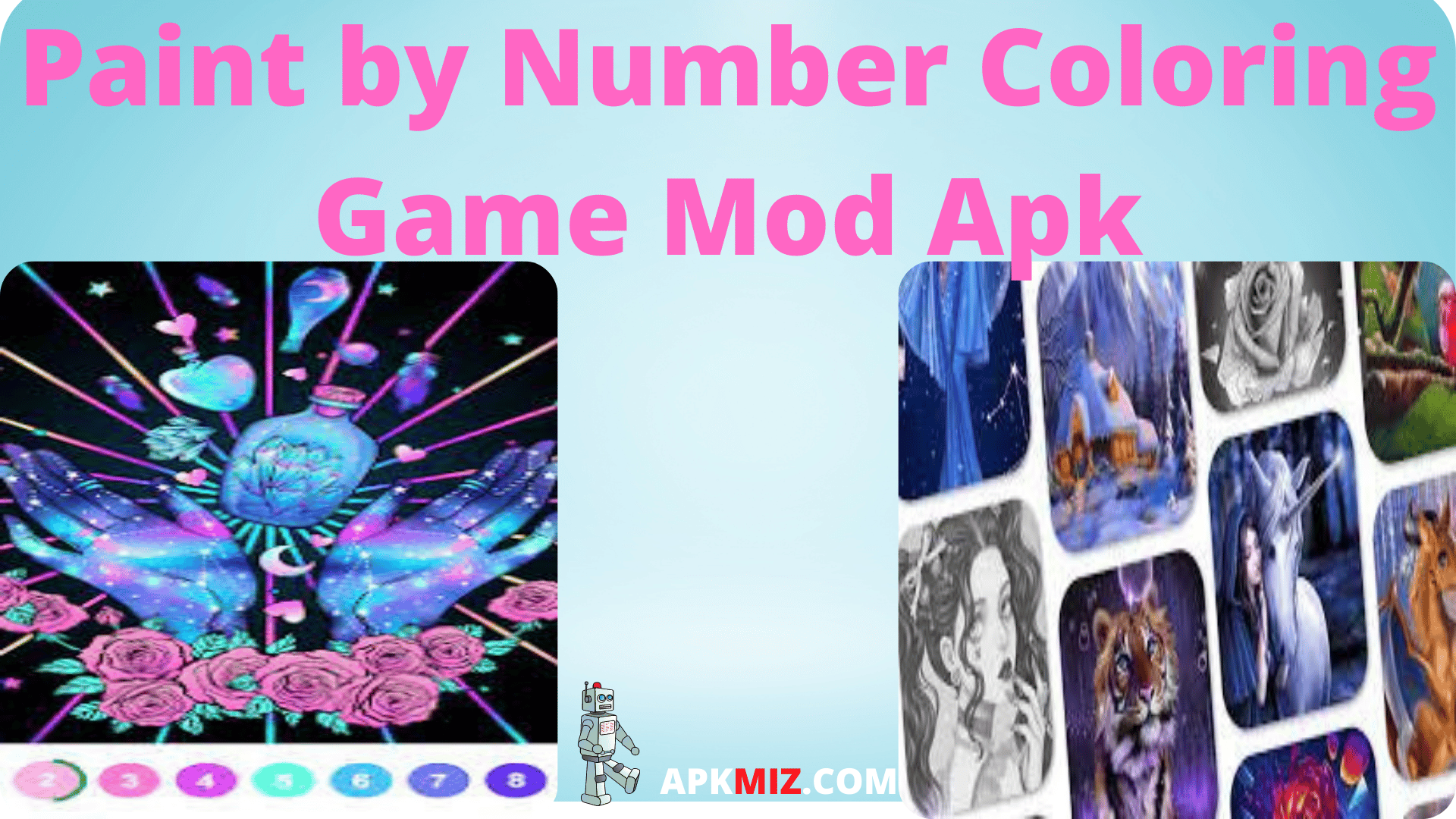 Paint by Number Coloring Game Mod Apk