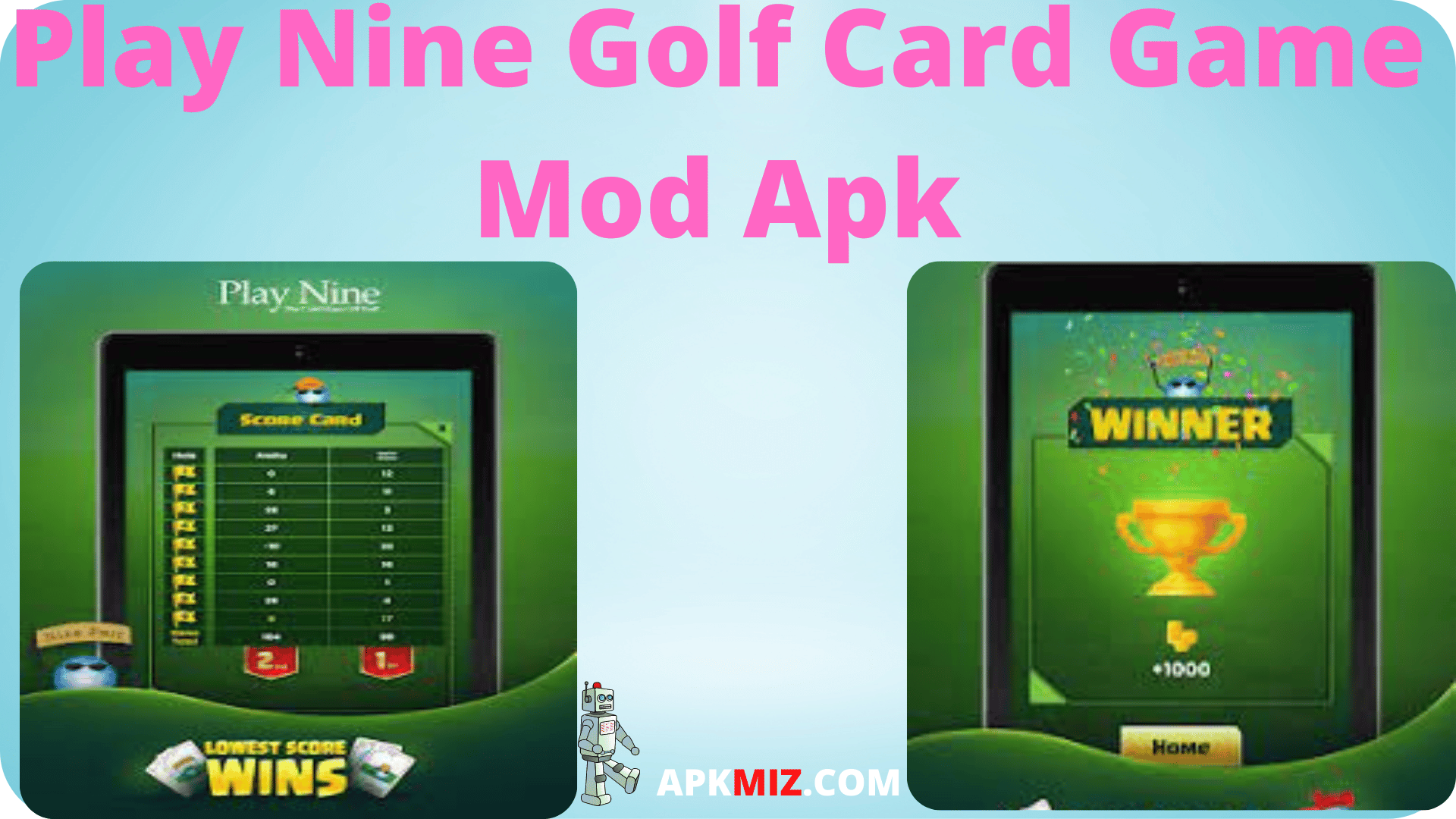 Play Nine Golf Card Game Mod Apk